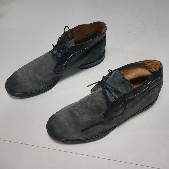 7 For All Man Kind Gray Suede Chukka Boots Size 11